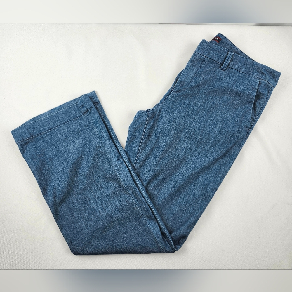 Tommy Hilfiger Womens Size 16 Stretch Wide Leg Trouser Jeans